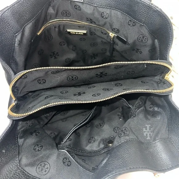 *Tory Burch- Black Tory Burch Large Harper Tote - Picture 10 of 12
